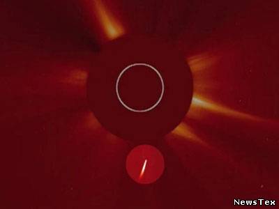 В Солнце врезалась гигантская комета размером с Землю